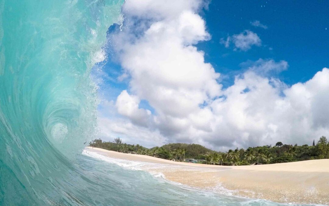 Breaking Wave on the Beach